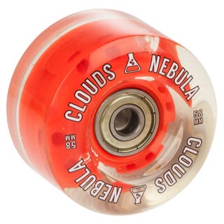 Clouds Urethane Wheels - Nebula Light Up 82a Abec5 (4 Pack) - Red